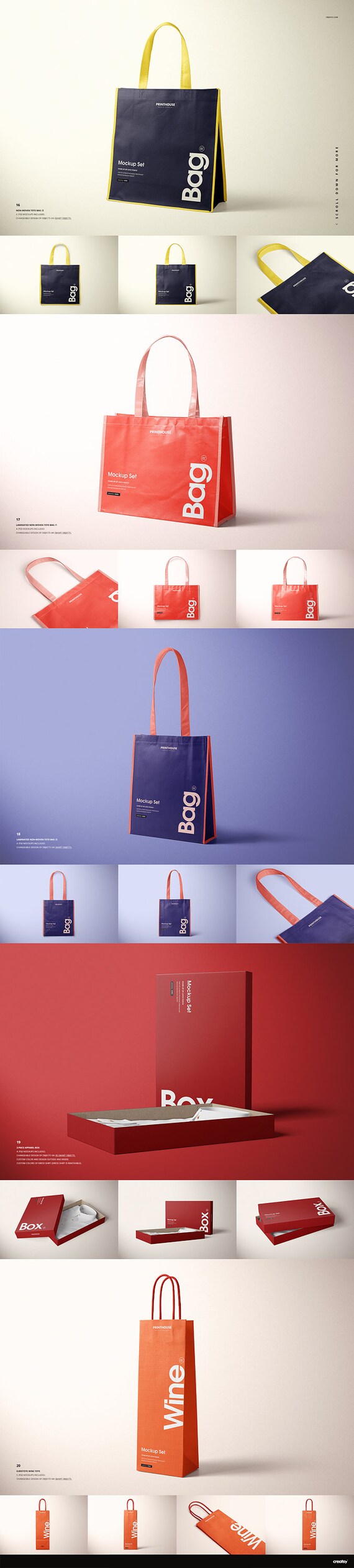 Printhouse Mockups Bundle V 1 Etsy
