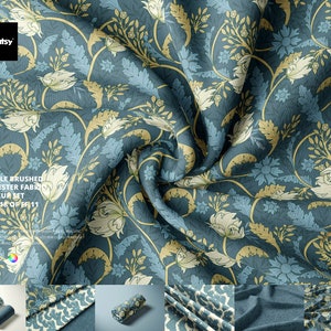 Double Brushed Polyester Fabric Mockup Set (18/FFv.11)