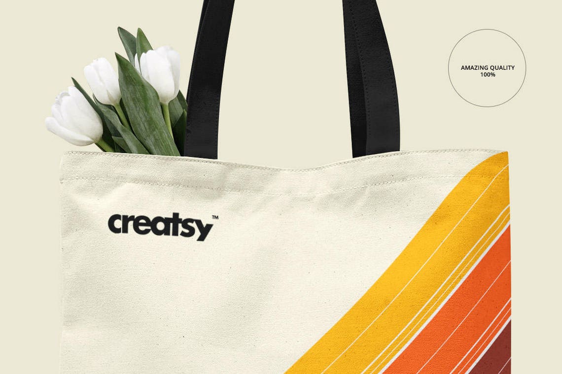 Download Tote Bag 2 Mockup Set Shopping Bag Mockup Linen Bag | Etsy