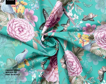 Creased Fabric Mockup (part 38 of Fabric Factory v.6)