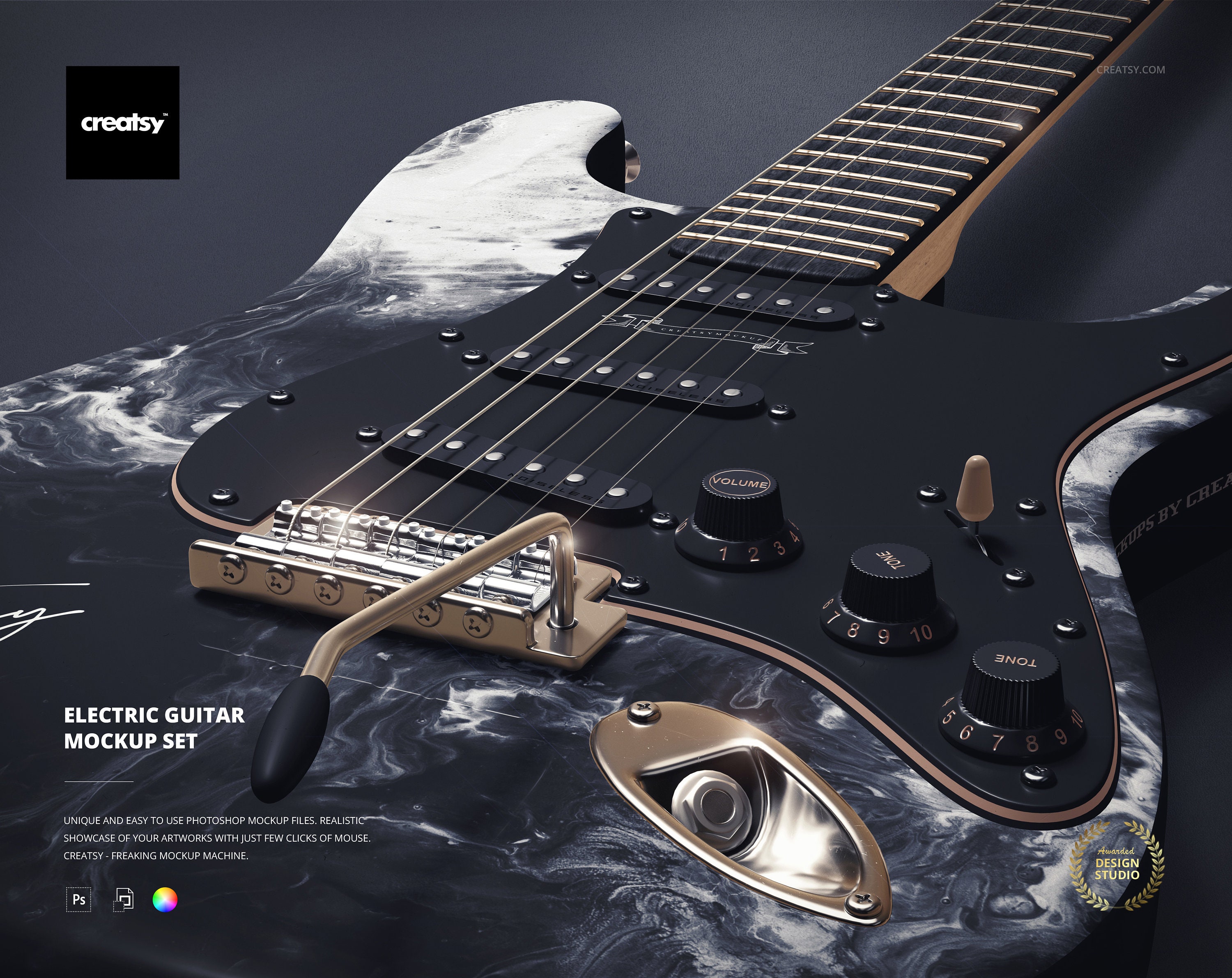 Electric Guitar Mockup Set