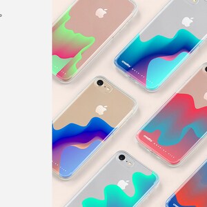 iPhone 7 Clear Case Mockup Set, Clear iPhone Case in hand, Transparent Mockup Bundle, Many Views, iPhone 7 Silicone Case Mockup, Template image 4