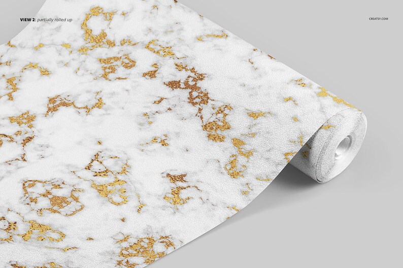 Download Walpaper template on roll Wallcover rolls Wallcoverings mockup bundle Wallpaper Mockup Set Home ...