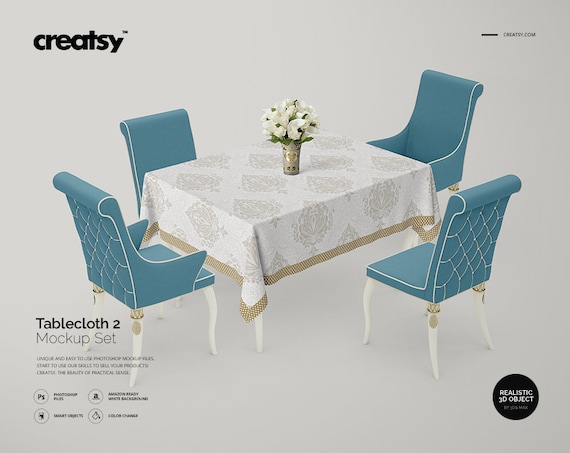 Download Tablecloth Mockup Set 2 Etsy