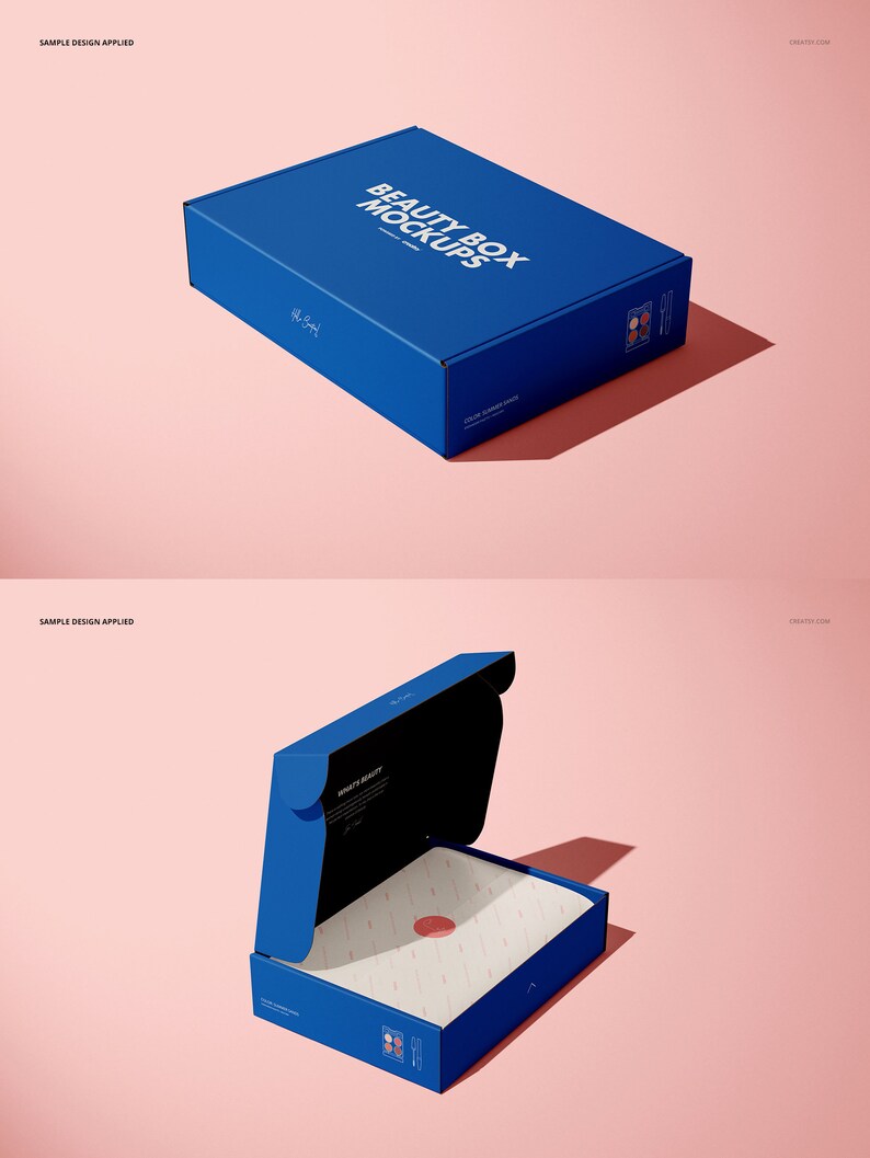 Download Mailing Box 3 Mockup Set Custom Box Mockup Personalized Box | Etsy