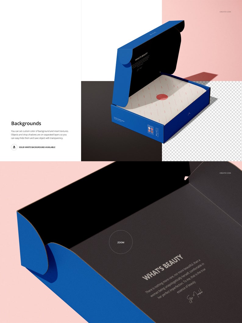 Download Mailing Box 3 Mockup Set Custom Box Mockup Personalized ...