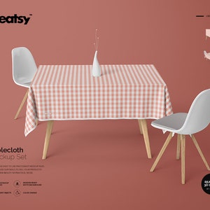 Download Tablecloth Mockup Set 2 Etsy
