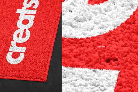Download Rug Mockup Set Floor Mat Mockup Template Rectangle Rug For Etsy