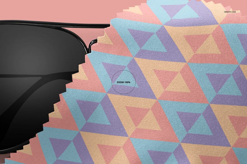 microfiber cloth mockup