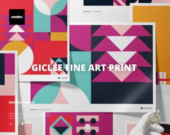Giclée Fine Art Print Mockup Bundle