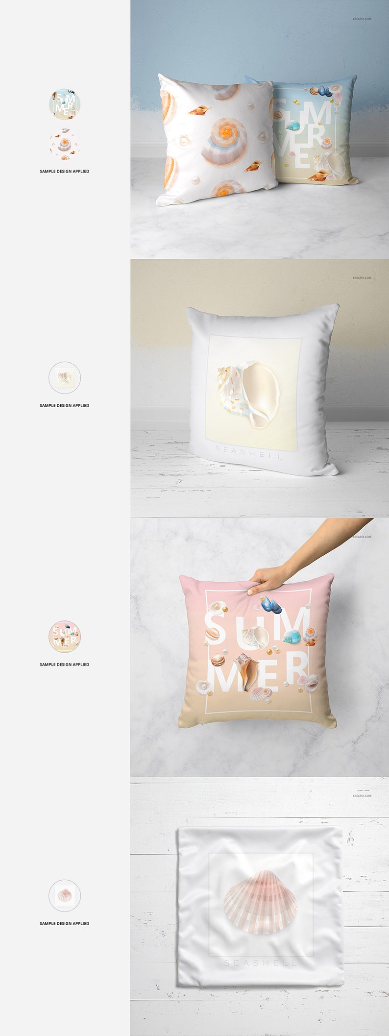 Fabric Factory vol.3: Polyester Throw Pillow Mockup Set, Custom Pillows, cover Template, Pillow In Hands Template, Personalized Pillow, PSD image 6