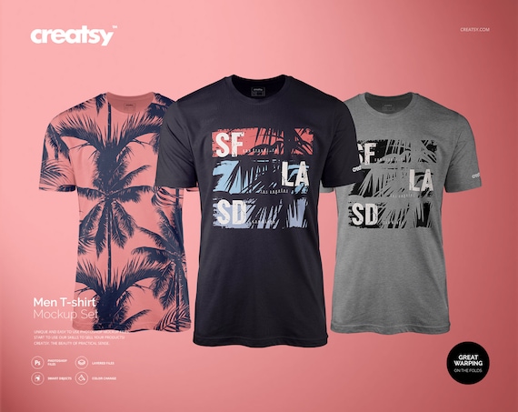 Download Men T-shirt Mockup Set Apparel Mockup T Shirt Mockup Short ...