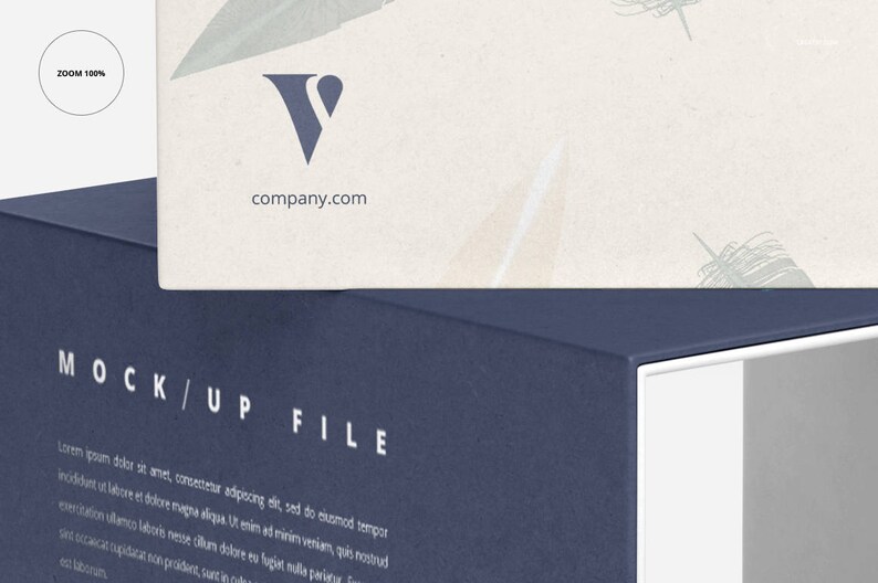 Download Slide Gift Box Mockup Set Personalized Box Slide box | Etsy