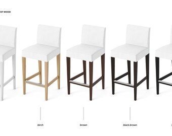 Ikea Henriksdal Chairs & Bar Stools Mockup Set - Etsy