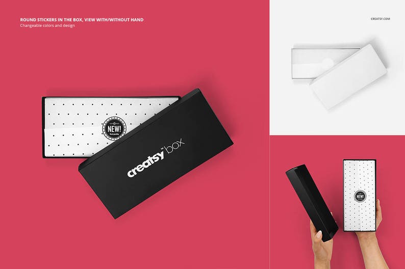 Download Round and Square Stickers Mockup Set Custom Printed Circle ...