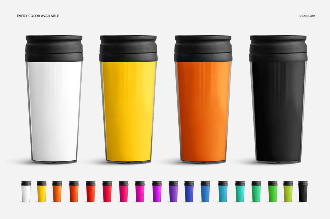 Travel Mug Mockup Set Etsy
