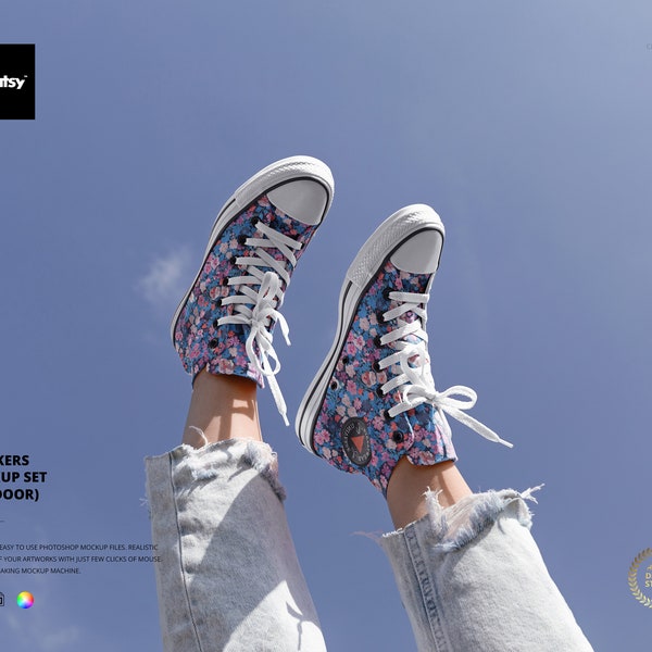 Sneakers Mockup Set (outdoor)