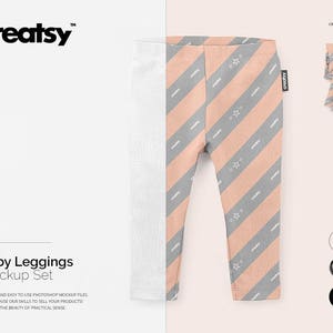 Baby Leggings Mockup Set