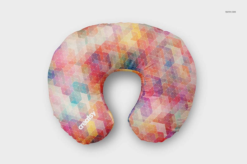 Boppy Pillow Mockup Set Custom Pillow Boppy Pillow