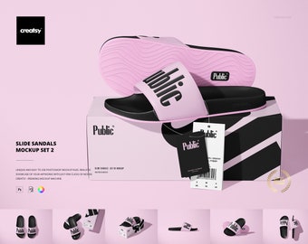 Conjunto de maqueta de sandalias deslizantes 2