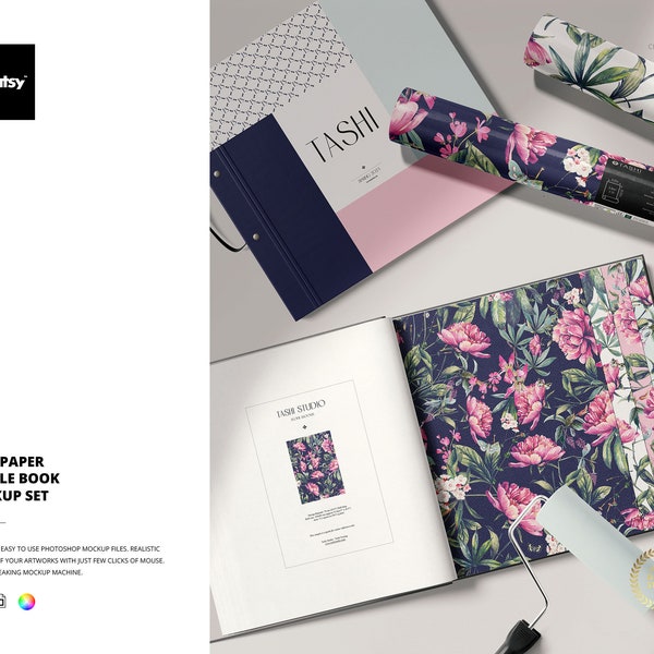 Wallpaper Sample Book Etsy