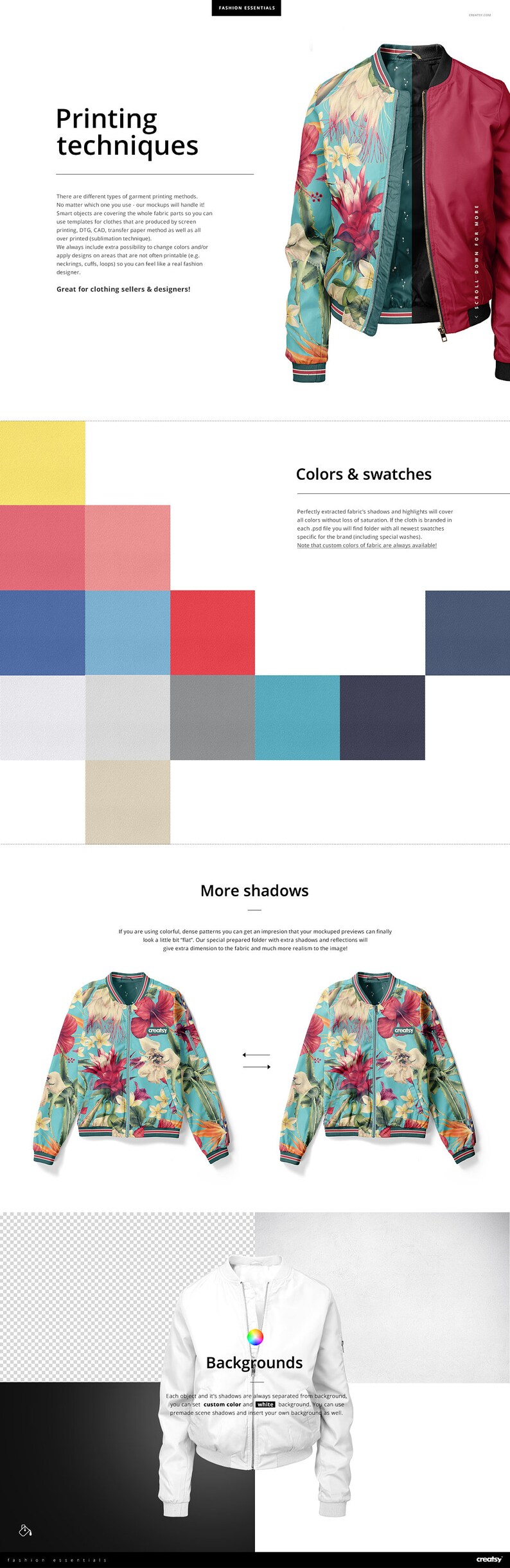 Download 19+ Womens Long Sleeve Bomber Jacket Mockup Images ...