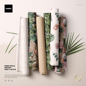 Maqueta de rollos de tela (parte 71 de Fabric Factory v.6)