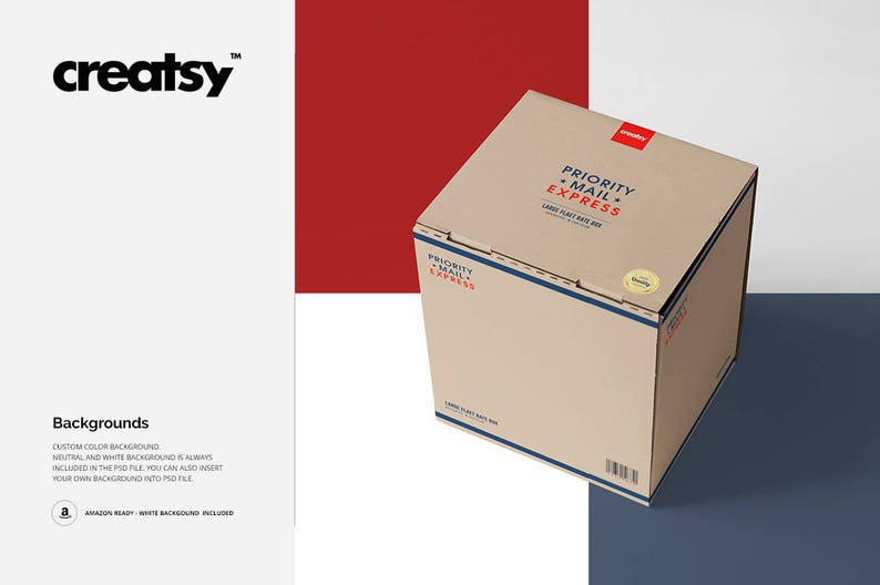 Download Mailing Box Mockup Kraft Boxes Cardboard Box Template Mail ...