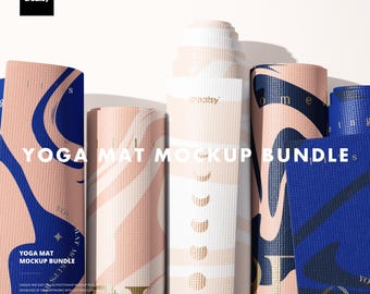 Yoga Mat Mockup Bundle