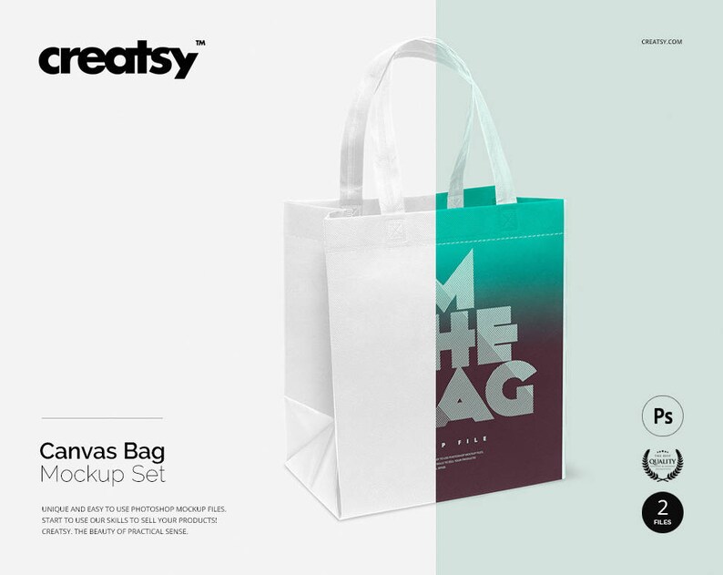 Download Canvas Bag Mockup Set Tote Bag Custom Bag Bag Template | Etsy