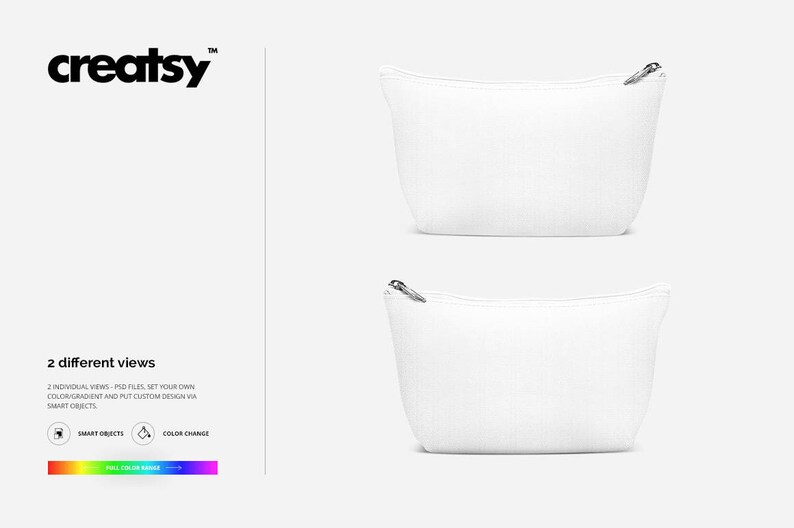 Download Make-up Pouch Mockup Set Cosmetic Bag Mockup Make up bag ...