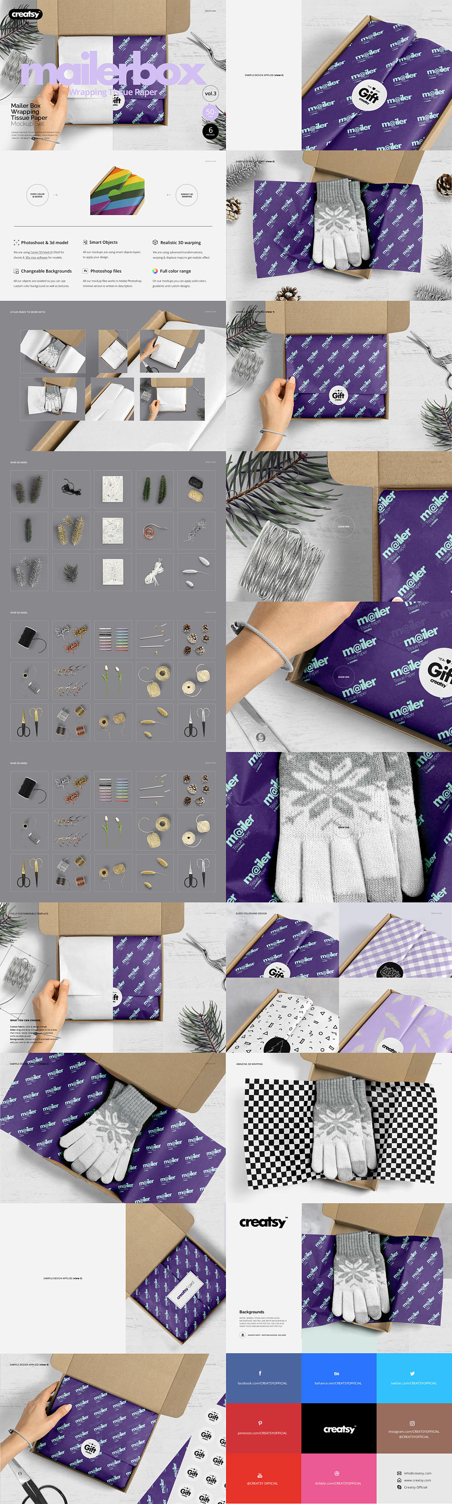 Free Wrapping Tissue Paper Mockup :: Behance