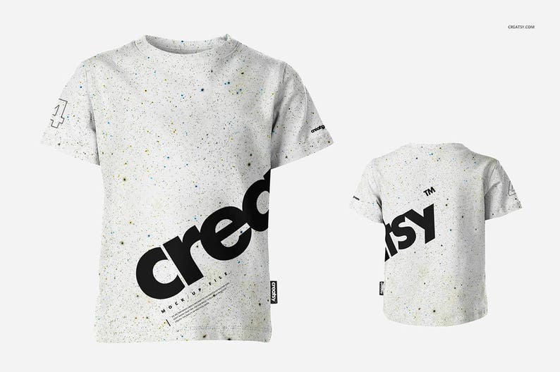 Download Kids T-shirt Mockup Set Shirt Template Custom Kids Top | Etsy