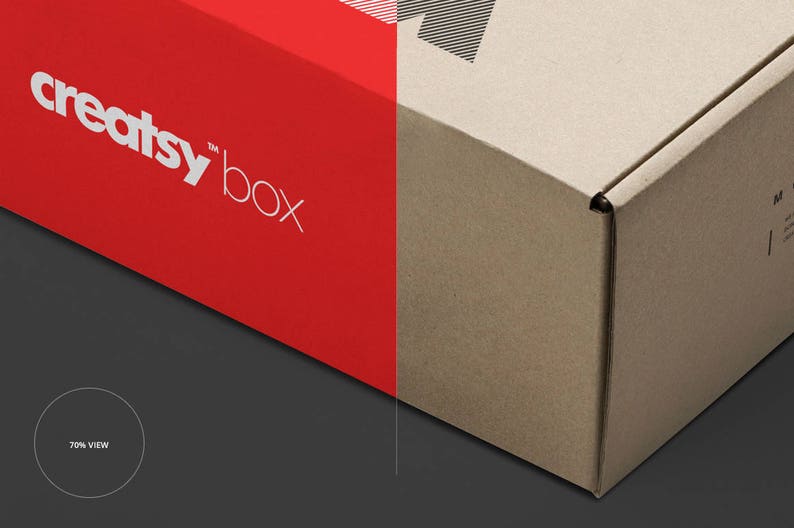 Mailing Box Mockup Set