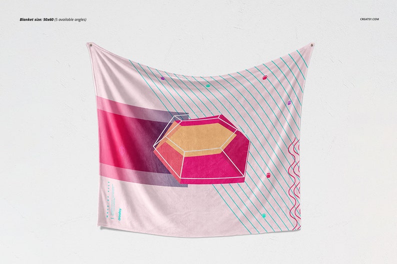 Fuzzy Blanket Mockup Set Blanket Template Custom Blanket Etsy