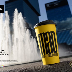 Paper Cup Mockup Set (urban edition)