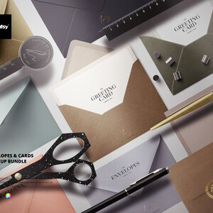 Envelopes & Cards Mockup Bundle