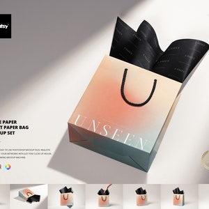 Carta velina in un modello di busta regalo