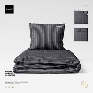 Bettwäsche Set Viele Größen Mockup Set