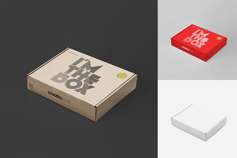 Mailing Box Mockup Set