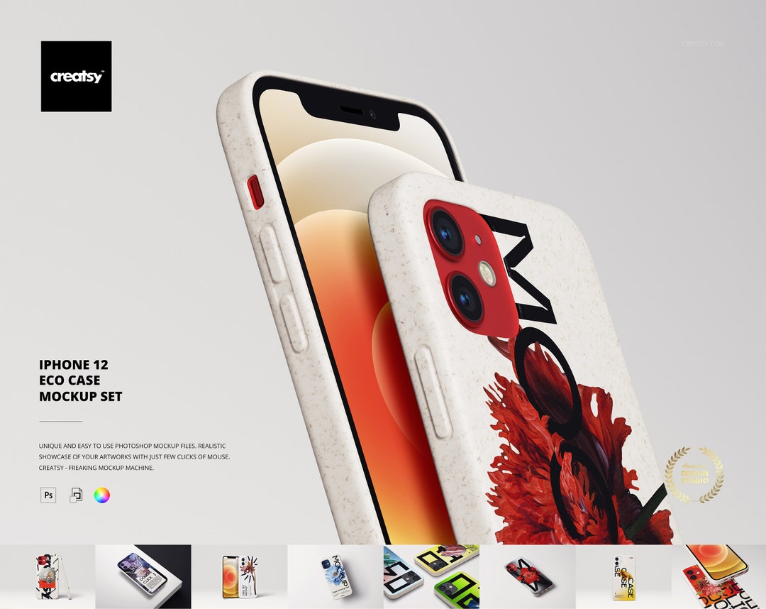 IPhone 12 Eco Case Mockup Set, Bio Case - Etsy