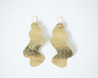 Earring Brass - Bay - ENARMOURED