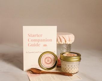 Organic Live Sourdough Starter Kit | 200-Year Heirloom Wild Yeast | Ready-to-Bake | Fast-Rising | Eco-Friendly Gift Set