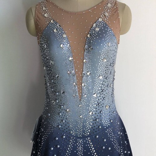 Competition Ice Figure Skating Dress Etsy