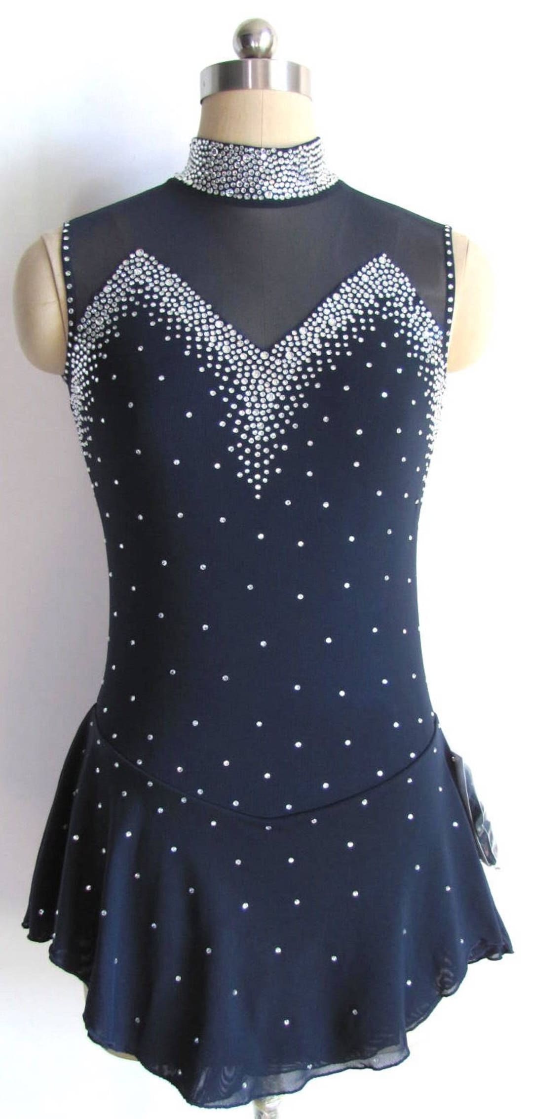 navy blue ice skating dress Jerry's Ice Skating Dress - 589 Split Jump Dress