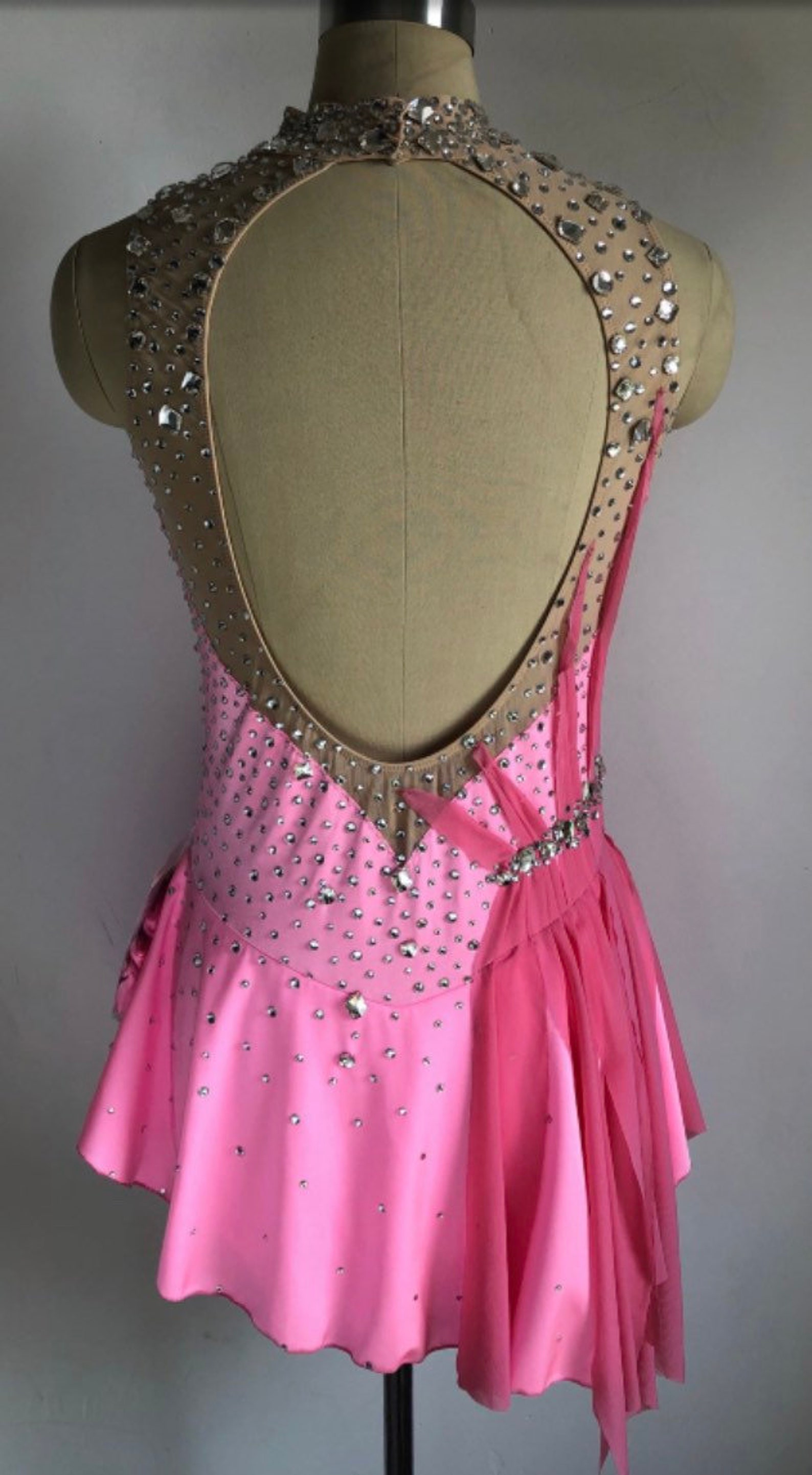 Pink Skating Dress Amazing Skating Dress Beautiful & | Etsy