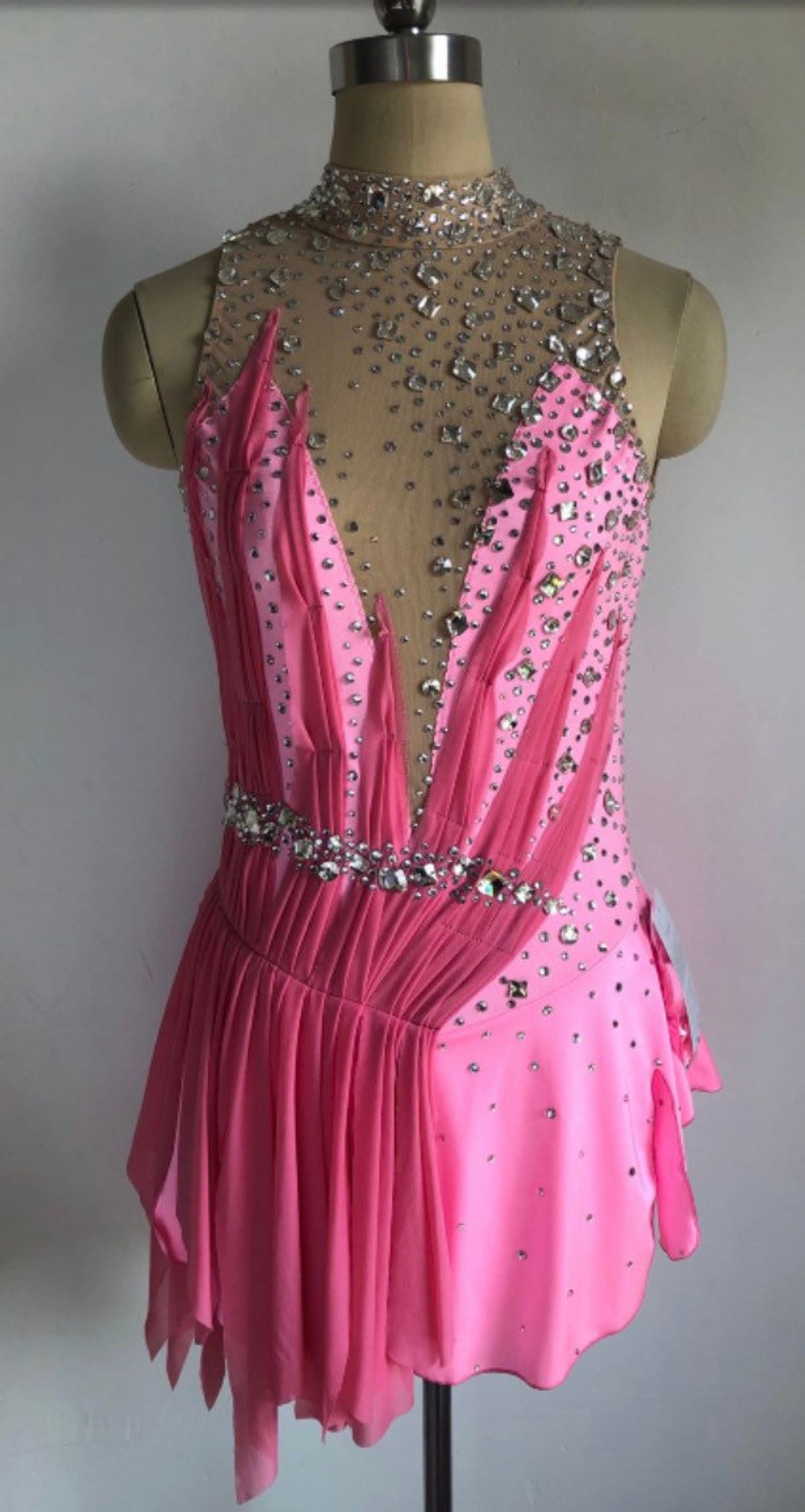 Pink Skating Dress Amazing Skating Dress Beautiful & - Etsy
