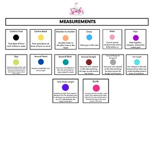 Peut inclure: Un tableau avec des instructions sur la fa&ccedil;on de prendre des mesures corporelles pour les v&ecirc;tements. Le tableau est divis&eacute; en sections pour diff&eacute;rentes parties du corps, telles que la poitrine, la taille, les hanches et les &eacute;paules. Chaque section comprend un sch&eacute;ma et une description de la fa&ccedil;on de mesurer cette partie du corps.