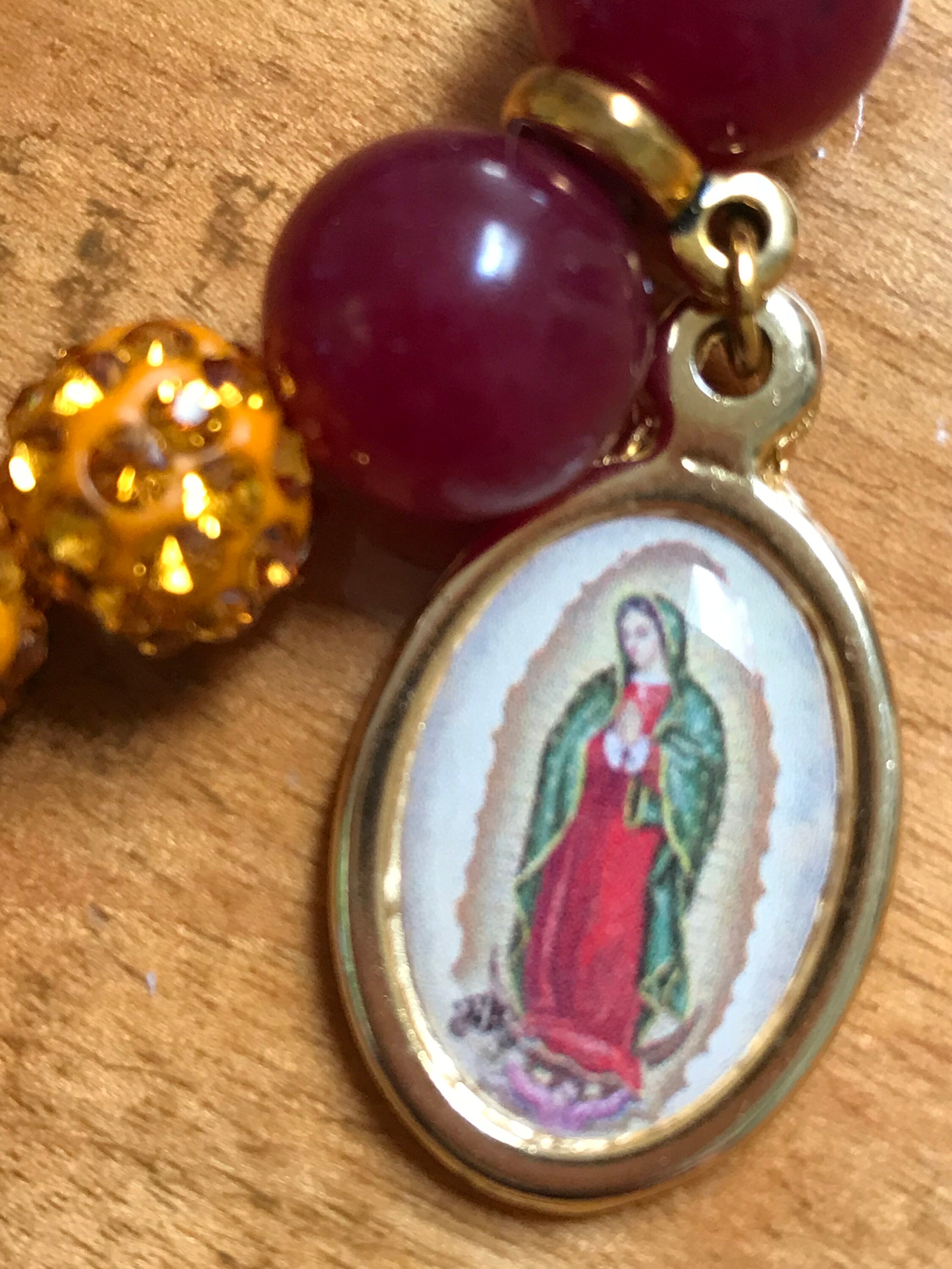 Our Lady of Guadalupe bracelet Etsy