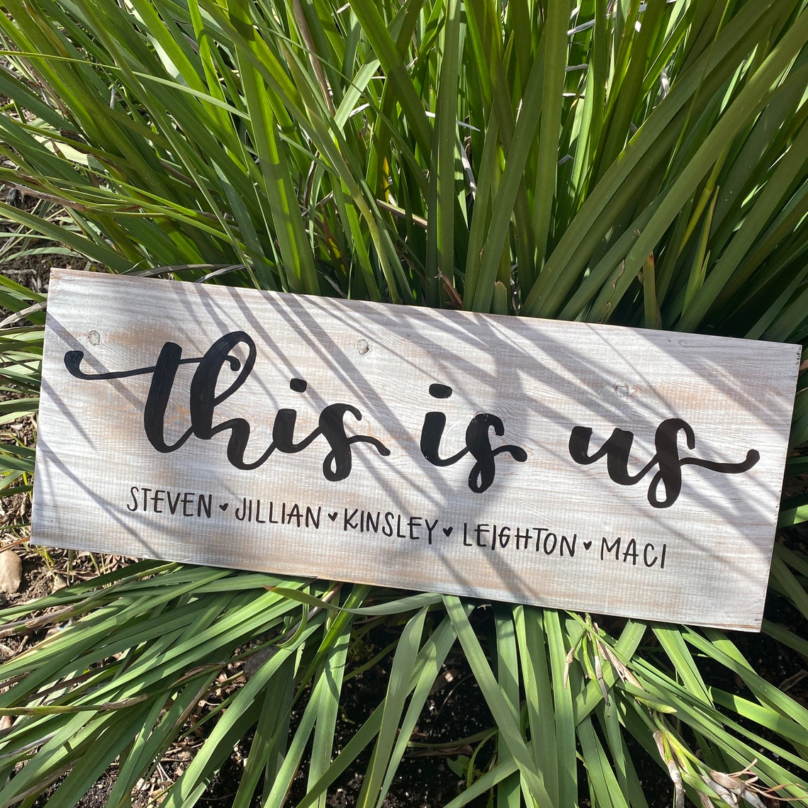 This is Us Family Wood Decor Sign Etsy